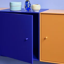 Montana Mini 1103 shelf module, Camomile 159. with door
