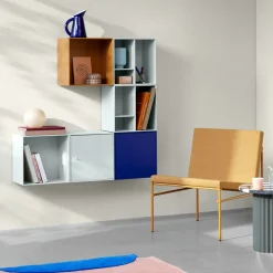 Montana Mini 1103 shelf module, Camomile 159. with door
