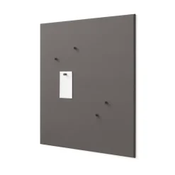 Montana noticeboard 69.6x69.6 cm, Coffee