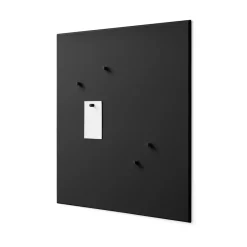 Montana noticeboard 69.6x69.6 cm, Black