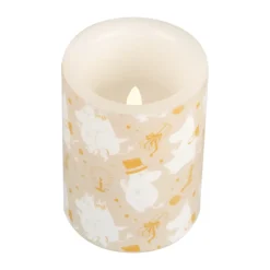 Moomin block candle LED 10 cm, Sparkling stars