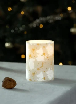 Moomin block candle LED 10 cm, Sparkling stars