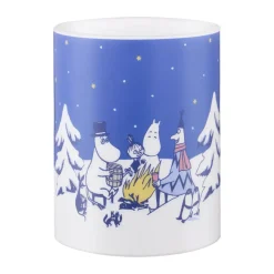 Moomin block candle LED 12,5 cm, Starry night
