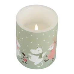 Moomin block candle LED 12,5 cm, Festive spirits