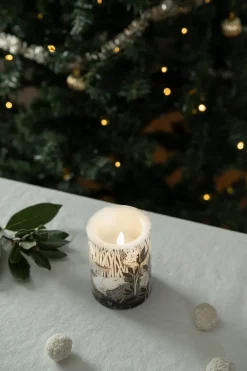 Moomin block candle LED 10 cm, The pond