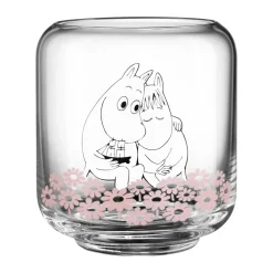 Moomin candle holder/vase 10 cm, Together