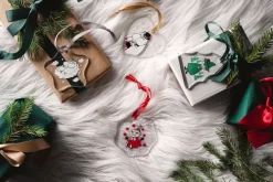 Moomin decorative hanging ornament, Snorkmaiden and Moomin
