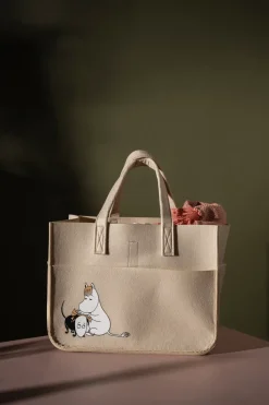 Moomin pets storage basket 25x40 cm, Beige