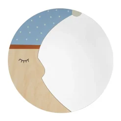 Moony mirror Ø40 cm, Nature moon