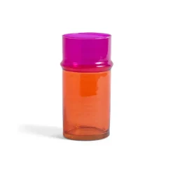 Moroccan vase S, Orange-pink