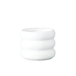 Mud flower pot white, Small, Ø 10 cm