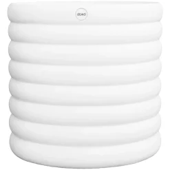 Mud flower pot white, XL. Ø 27 cm