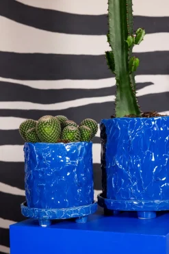 Muddy pot L Ø23 cm, Blue