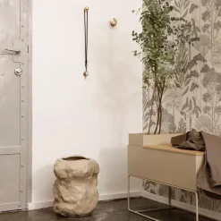 Mushroom hook, brass