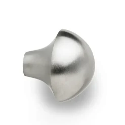 Mushroom hook, Brushed stainless steel