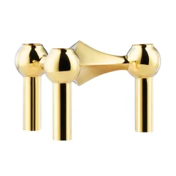 Nagel candle holder, brass