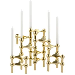 Nagel candle holder, brass