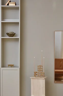 Nagel candle holder, brass