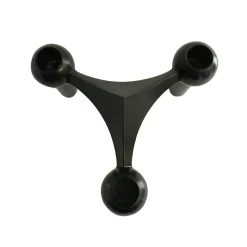 Nagel candle holder, matte black