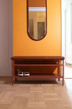 Nancy shoe shelf, Cinnamon-vintage cognac