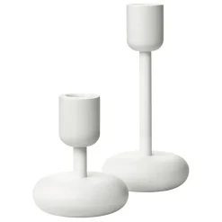Nappula candle sticks set, white