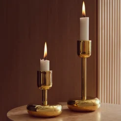 Nappula candleholder brass, small 107 mm