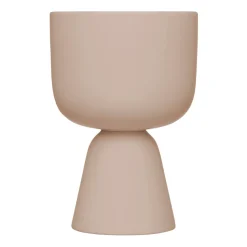 Nappula flower pot Ø15,5 cm h23 cm, beige