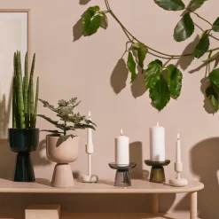 Nappula flower pot Ø15,5 cm h23 cm, beige