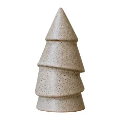 Narrow Christmas tree beige, Large 14 cm