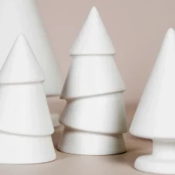 Narrow Christmas tree white, large