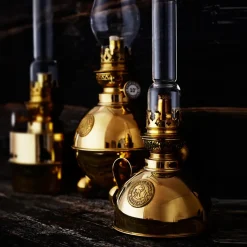 Nattlampan paraffin lamp, brass