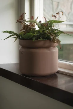 Neck pot, Nougat, Ø22.5x20 cm