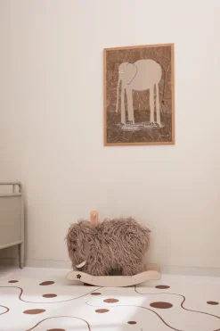 Neo toy horse mammoth, Grey