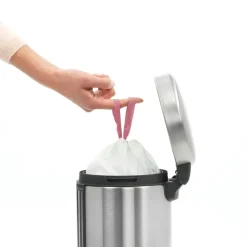 New Icon pedal bin 3 liter, Matt steel fingerprint proof