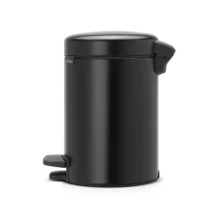 New Icon pedal bin 3 liter, matte black