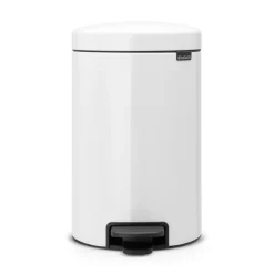 New Icon pedal bin 12 liter, white