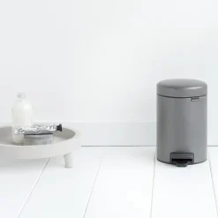 New Icon pedal bin 3 liter, platinum