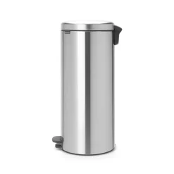 New Icon pedal bin 30 liter, matt steel