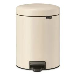 New Icon pedal bin 5 liter, Soft beige