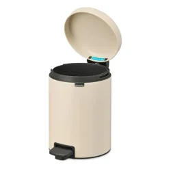 New Icon pedal bin 5 liter, Soft beige