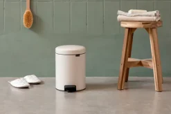 New Icon pedal bin 3 liter, Soft beige