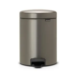 New Icon pedal bin 5 liter, platinum