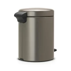 New Icon pedal bin 5 liter, platinum
