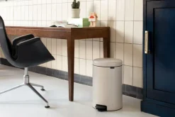 New Icon pedal bin 20 liter, Soft beige