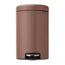 New Icon pedal bin 12 liter, Satin taupe