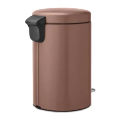 New Icon pedal bin 12 liter, Satin taupe
