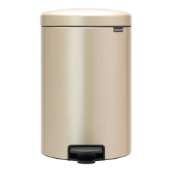New Icon pedal bin 20 liter, Metallic Gold