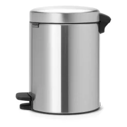 New Icon pedal bin 5 liter, Matt steel fingerprint proof