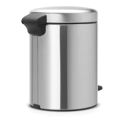 New Icon pedal bin 5 liter, Matt steel fingerprint proof