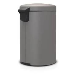 New Icon pedal bin 20 liter, Mineral concrete grey
